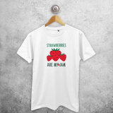 'Strawberries are my jam' adult shirt