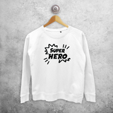 'Super hero' sweater