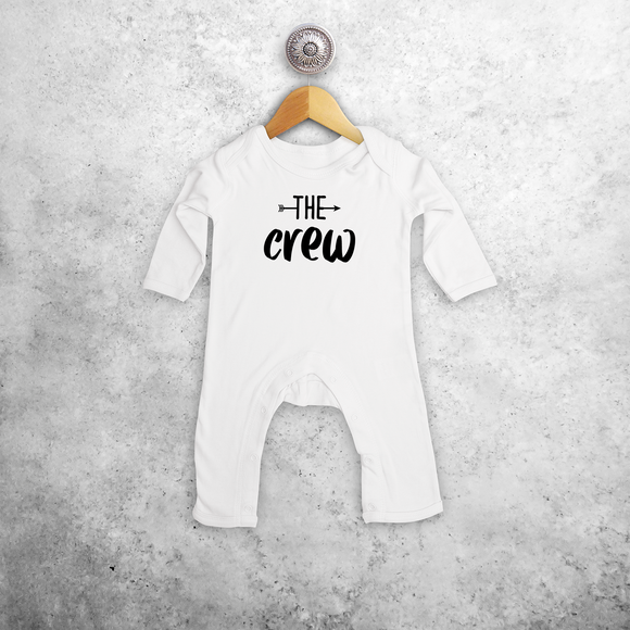 'The crew' baby romper