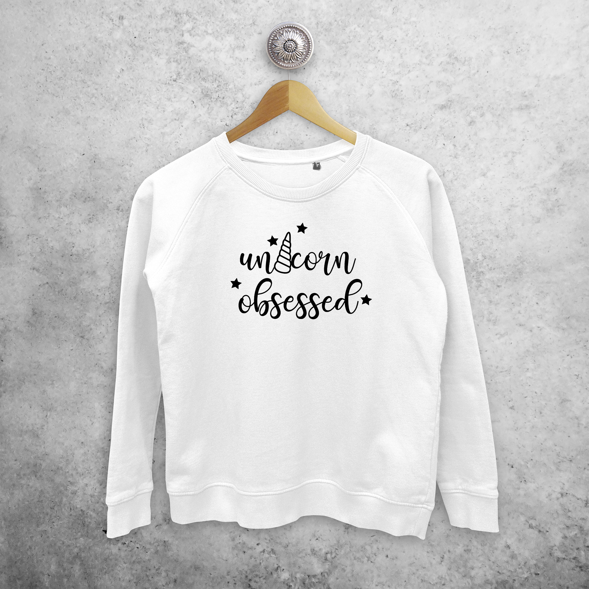 'Unicorn obsessed' sweater