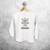 Viking kids longsleeve shirt