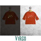 Star sign glow in the dark baby longsleeve shirt