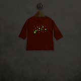 Star sign glow in the dark baby longsleeve shirt