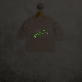 Star sign glow in the dark baby sweater