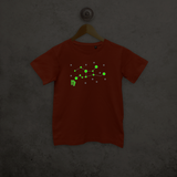 Star sign glow in the dark kids shortsleeve shirt