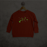 Star sign glow in the dark kids sweater