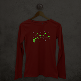 Star sign glow in the dark adult longsleeve shirt