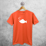 Fish glow in the dark adult shirt