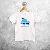 Whale kids shortsleeve shirt