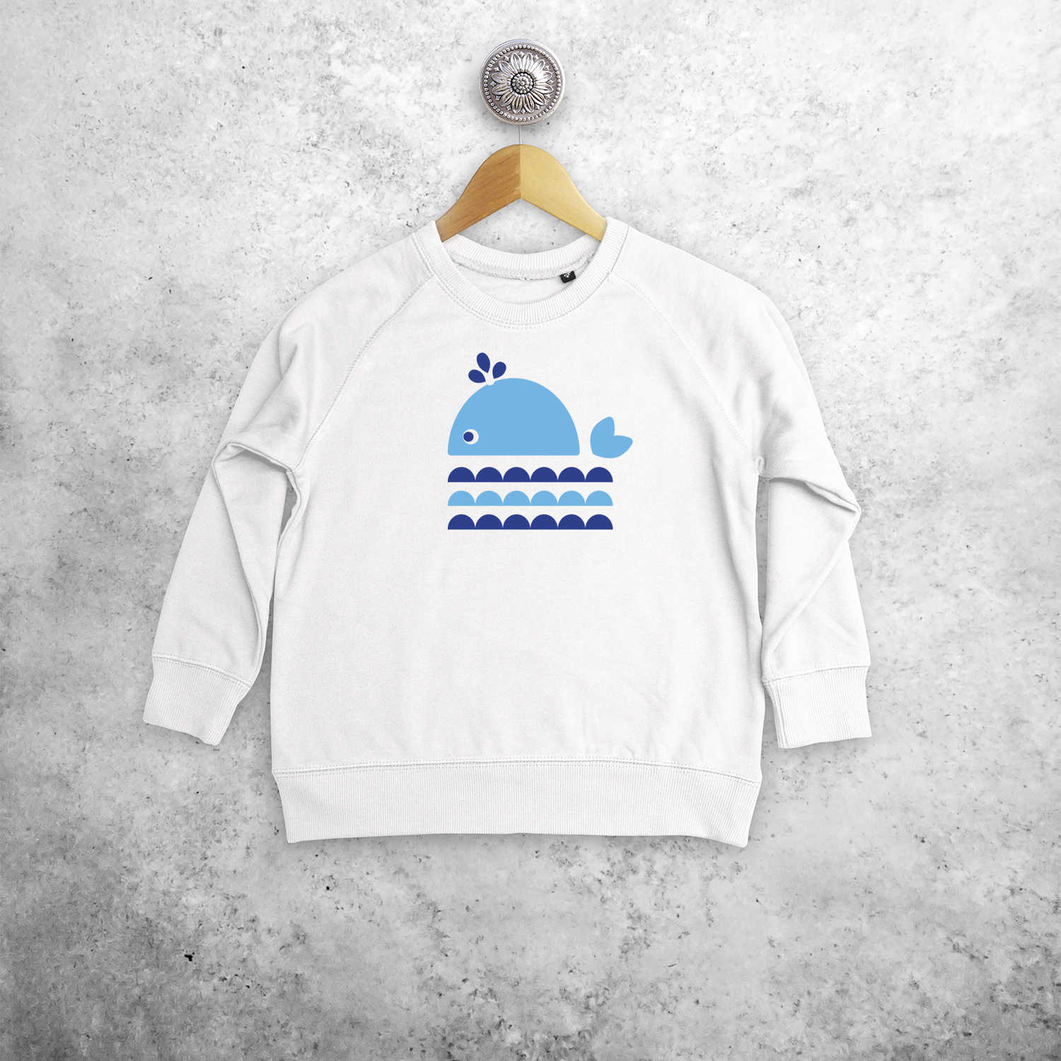 Whale kids sweater