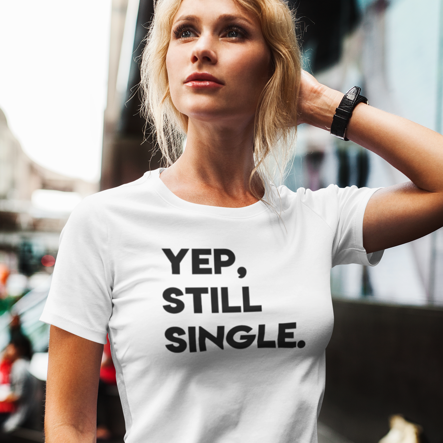 'Yep, still single' adult shirt