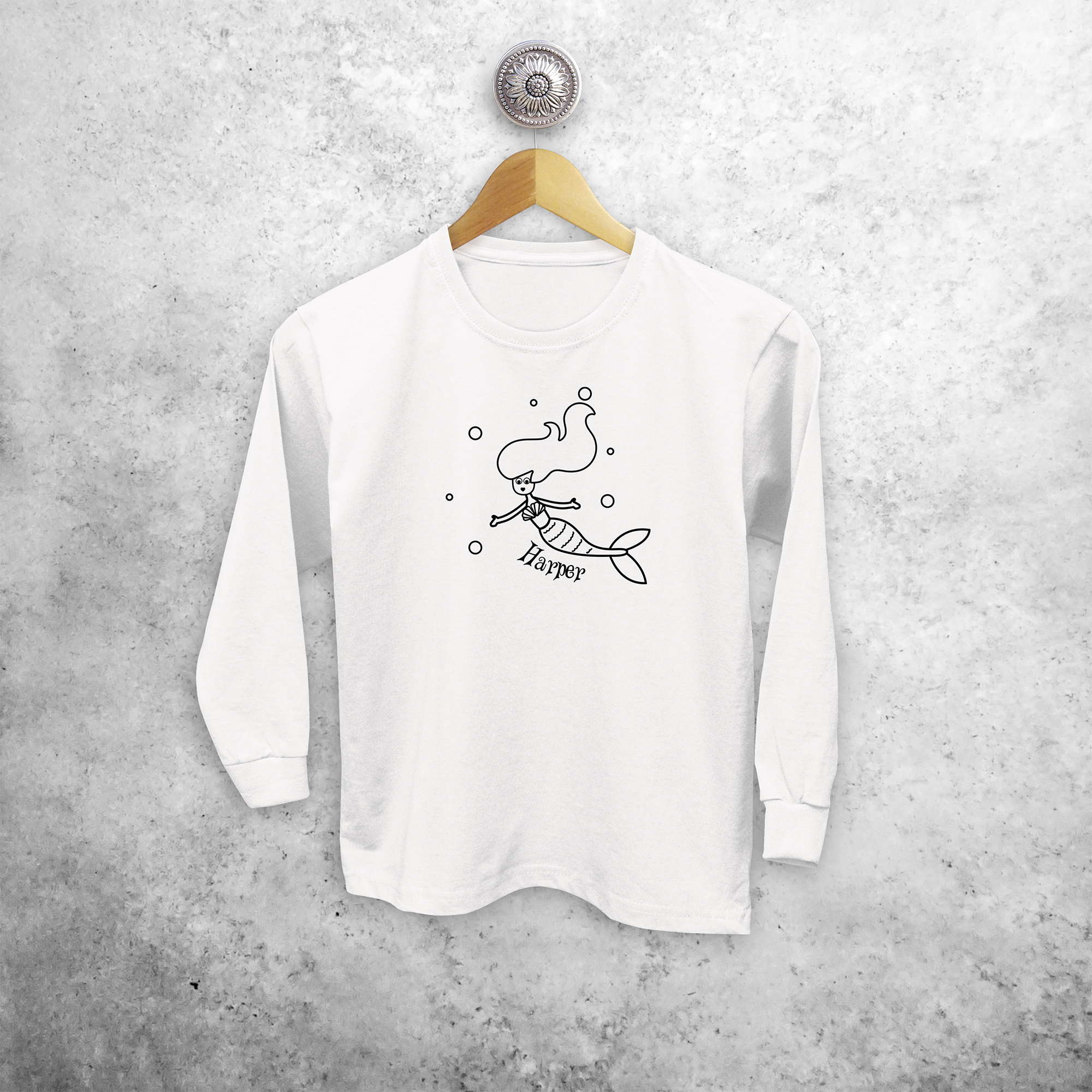 Mermaid kids longsleeve shirt