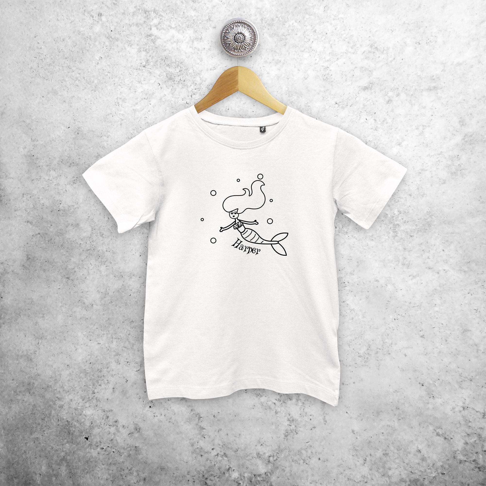 Mermaid kids shortsleeve shirt